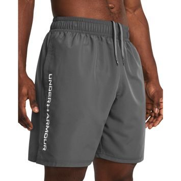 UNDER ARMOUR Woven Wdmk Shorts, Castlerock / White
