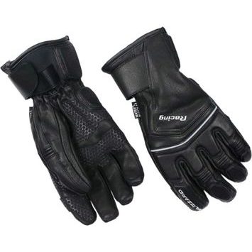 BLIZZARD Racing Leather ski gloves, black/silver