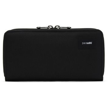 PACSAFE RFIDSAFE CONTINENTAL WALLET jet black