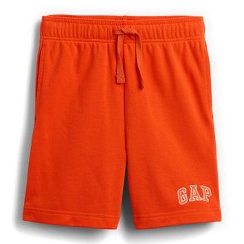 GAP 886774-02 Dětské kraťasy s logem French Terry Oranžová