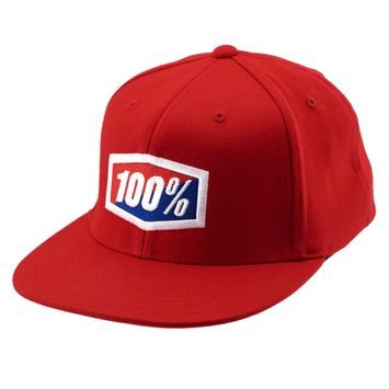 100% OFFICIAL Flexfit Cap J-Fit Red