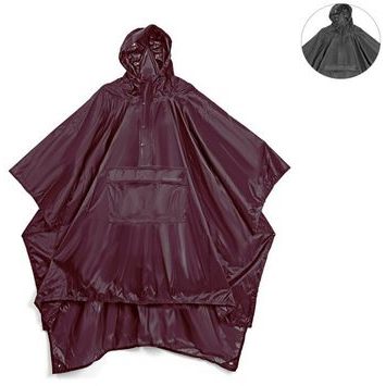 LIFEVENTURE Poncho blackcurrant