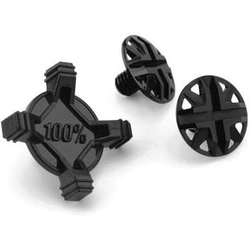 100% AIRCRAFT 1/2 Visor Screw Kit - Black