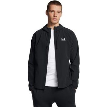UNDER ARMOUR UA Stretch Wvn WindbreakerEU-BLK, černá