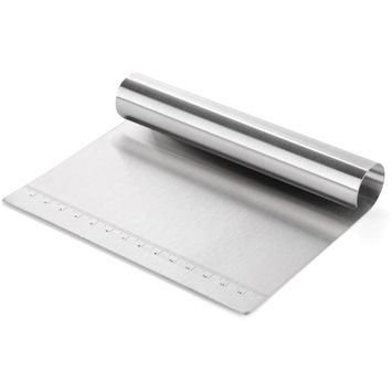 WEIS Stěrka na těsto s měřítkem nerezová