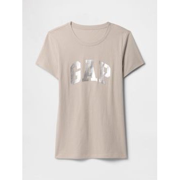 GAP Tričko s logem Šedá