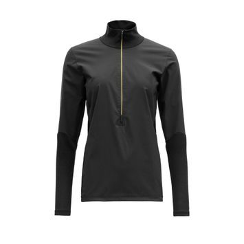 DEVOLD Running Cover Woman Zip Neck, Caviar