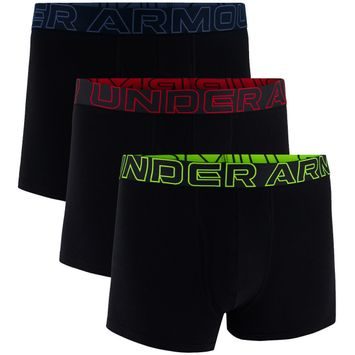 UNDER ARMOUR M UA Perf Cotton 3in (3ks) černá-004