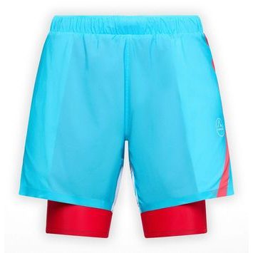 LA SPORTIVA Flow 5" Short W Malibu Blue/Hibiscus