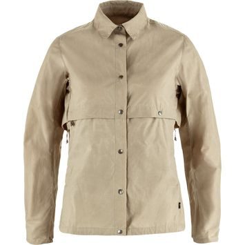 FJÄLLRÄVEN Hoja Rider's Wind Jacket W Fossil