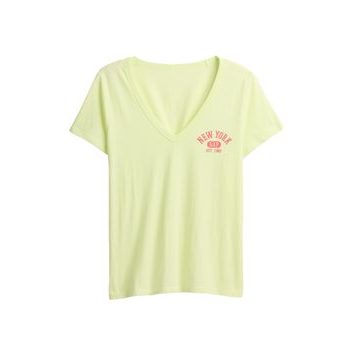 GAP Tričko s potiskem Žlutá