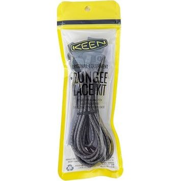 KEEN BUNGEE SHOELACE KIT, steel grey/blck pop