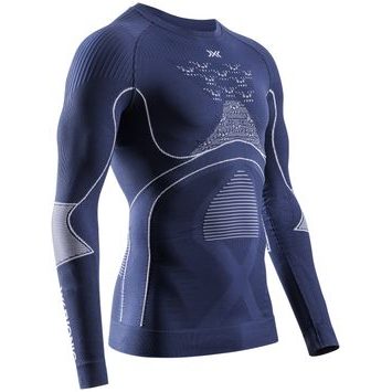 X-BIONIC ENERGY ACCUMULATOR 4.0 SHIRT ROUND NECK LG SL MEN Marine/Optical White