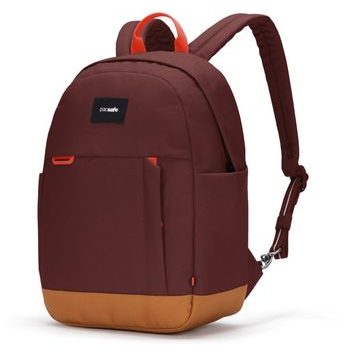 PACSAFE GO 15L BACKPACK garnet red