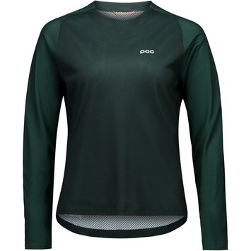 POC W's Motion Air L/S Jersey Pargasite Green