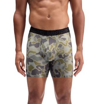 UNDER ARMOUR Ua Performance Tech - Print 6in - 1pk TITANIUM