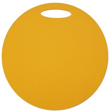 YATE Sedátko kulaté 1-vrstvé, pr. 35 cm žluté