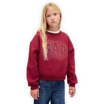 GAP 842081-01 Dětská oversize mikina s logem Červená