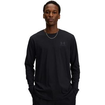 UNDER ARMOUR UA SPORTSTYLE LEFT CHEST LS-BLK