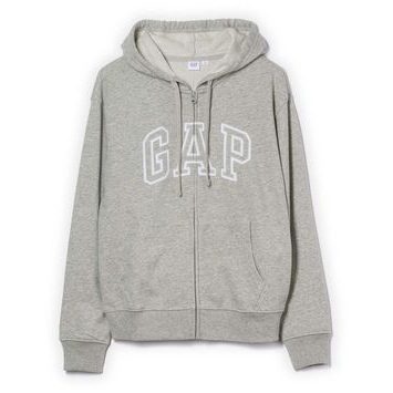 GAP 727433-07 Mikina s logem Šedá