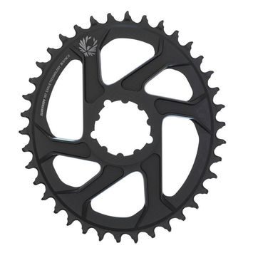 SRAM CR X-SYNC EAGLE OVAL 34T DM 6 OFF BLK