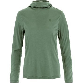 FJÄLLRÄVEN Abisko Wool Hoodie W Patina Green