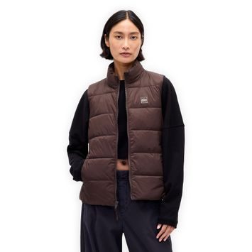 GAP 791282-00 Prošívaná nepromokavá vesta ColdControl Hnědá