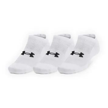 UNDER ARMOUR Unisex UA TC No Show (3 páry)-WHT