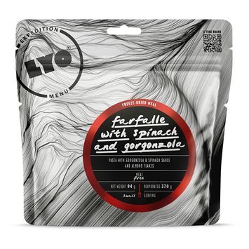 LYOFOOD Těstoviny se špenátem a gorgonzolou 370g