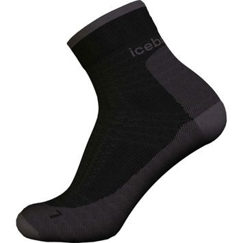 ICEBREAKER M Mer Hike+ Ultralight Quarter BLACK/OBSIDIAN