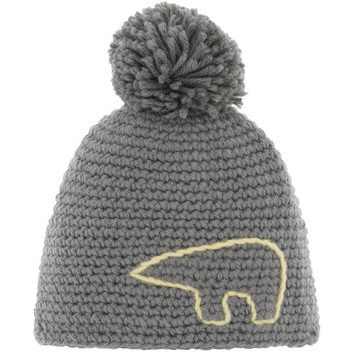 EISBÄR Jay Pompon MÜ kids graumele/Stick+Pom:banana