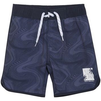 COLOR KIDS Swim Long Shorts, AOP, vintage indigo