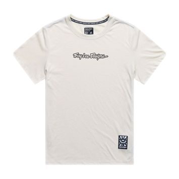 TROY LEE DESIGNS LILIUM RIDE TEE SIGNATURE PUMICE