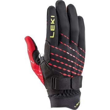 LEKI Ultra Trail Breeze Shark, black-red-neonyellow