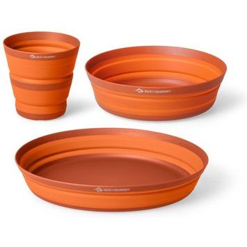 SEA TO SUMMIT XLite Collapsible Plate, Bowl & Mug Set Burnt Orange
