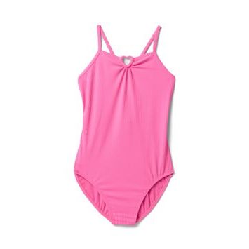 GAP Dětské žebrované plavky Růžová