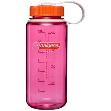 NALGENE WIDE-MOUTH SUSTAIN 500 ml Fuchsia Purple w/Flame