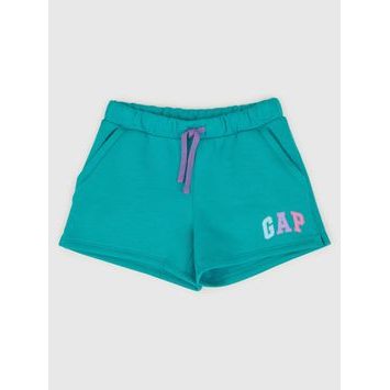 GAP 719777-10 Dětské teplákové kraťasy Zelená