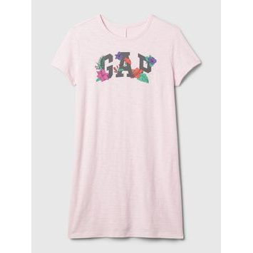 GAP Šaty s logem Růžová