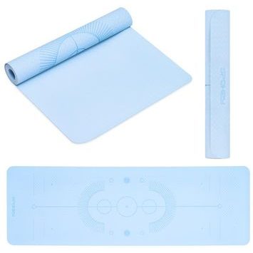 SPOKEY MANDALA, 183 x 61 x 0,4 cm, modrá