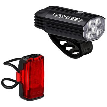 LEZYNE FUSION DRIVE PRO 600+ / KTV DRIVE PRO+ SATIN BLACK / BLACK V2