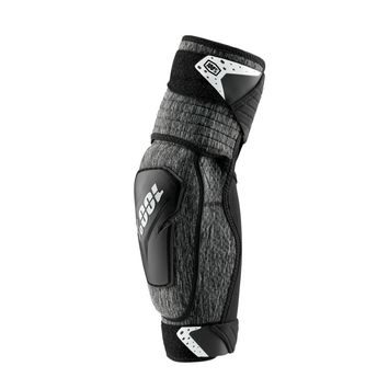 100% FORTIS Elbow Guards Heather Grey/Black