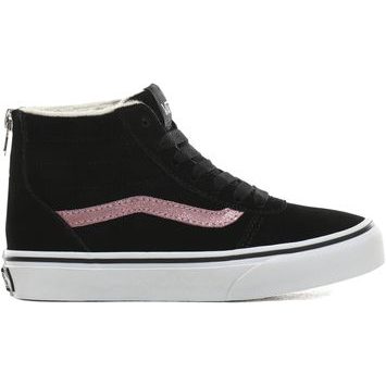 VANS Ward Hi Zip (WEATHERIZED) BLK/TR WHT