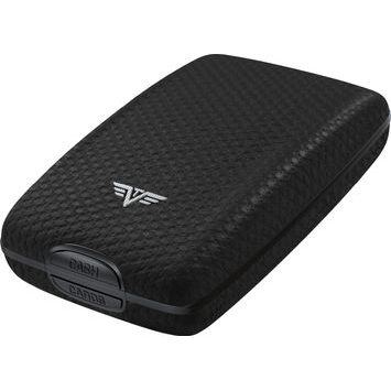 TRU VIRTU Cash & Cards OYSTER - leather Carbon Black