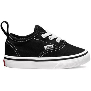 VANS TD AUTHENTIC ELASTIC LACE (ELASTIC LACE) BLK/TR WHT
