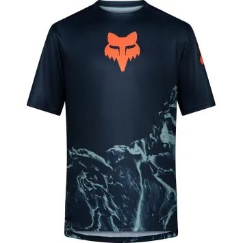 FOX Yth Ranger Ss Jrsy Img Print Arctic Blue