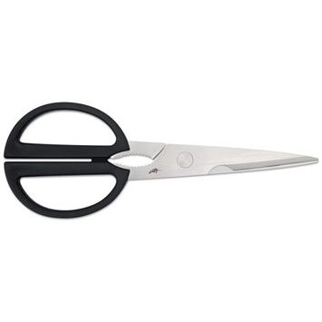 KAI Kuchyňské nůžky rozebíratelné s louskáčkem 23 cm, černé