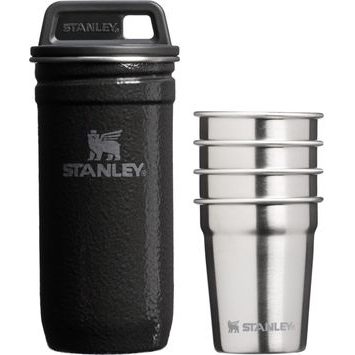 STANLEY Pre-Party Shot Glass Set Hammertone Black