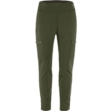 FJÄLLRÄVEN Keb Fleece Trousers W Deep Forest