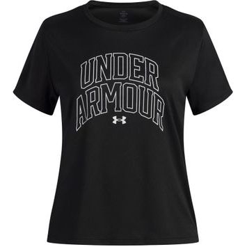 UNDER ARMOUR Tech Varsity Graphic SS-BLK